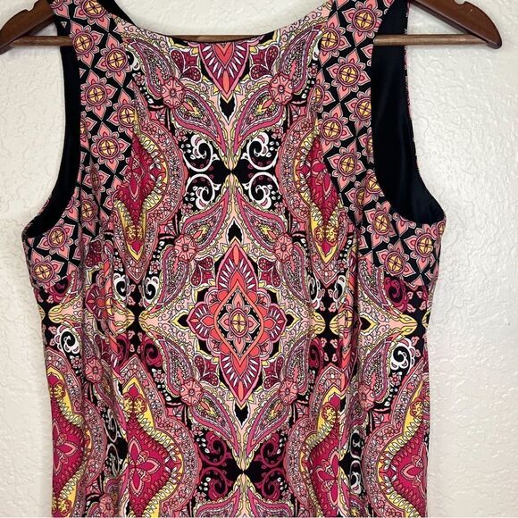 London Times Colorful Printed Maxi Sundress. Size 10. Great Condition!! - Picture 3 of 13
